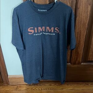 Simms Dark Blue Short Sleeve Tee